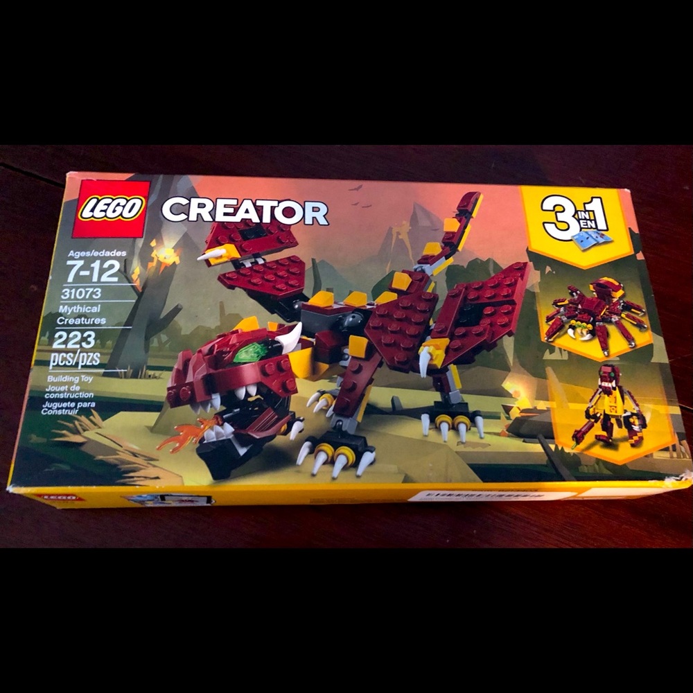 Mythical Creatures 3 in 1 Lego Set